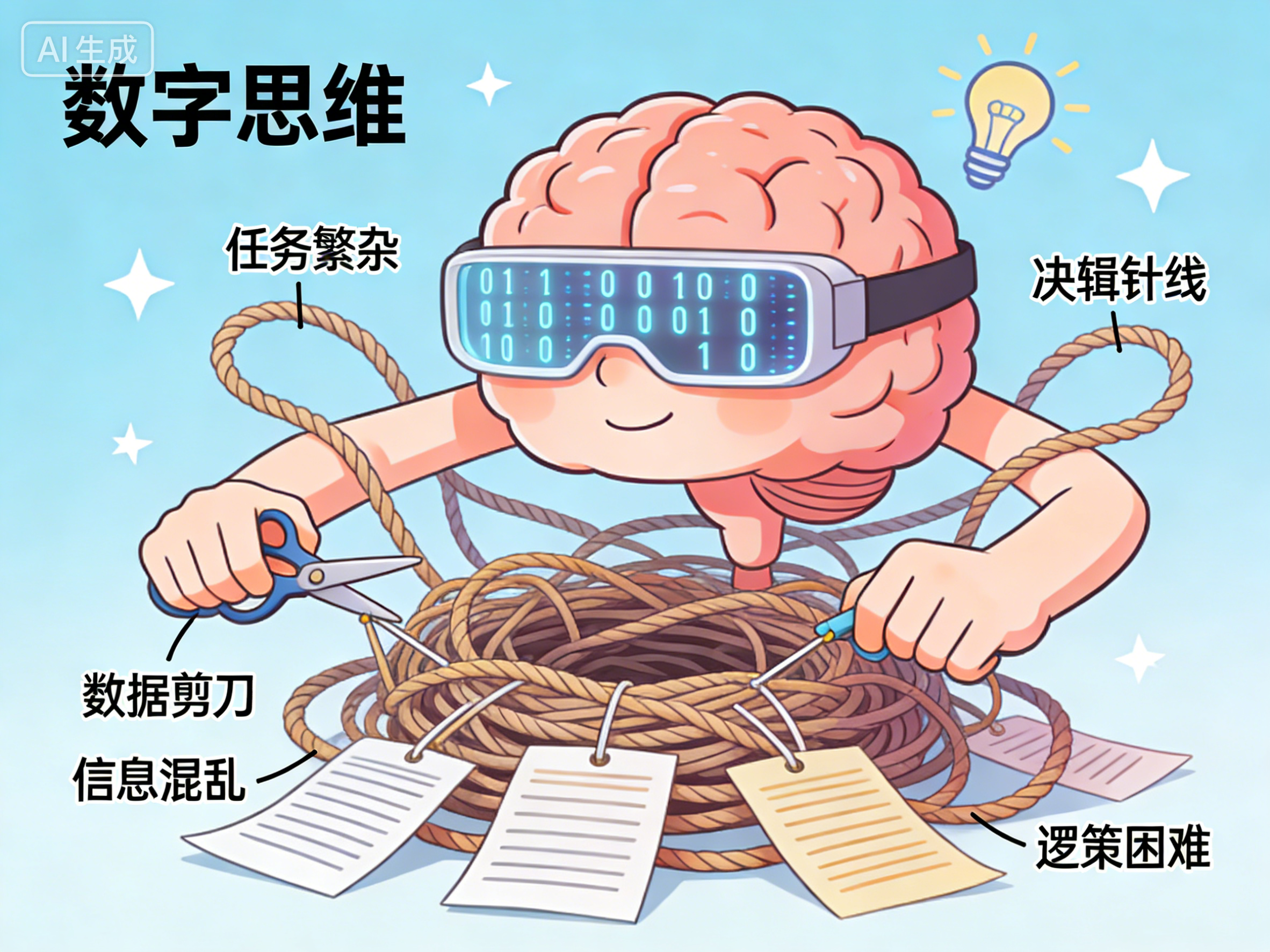 不用懂技术,普通人如何用“数字思维”解决工作中的乱麻?